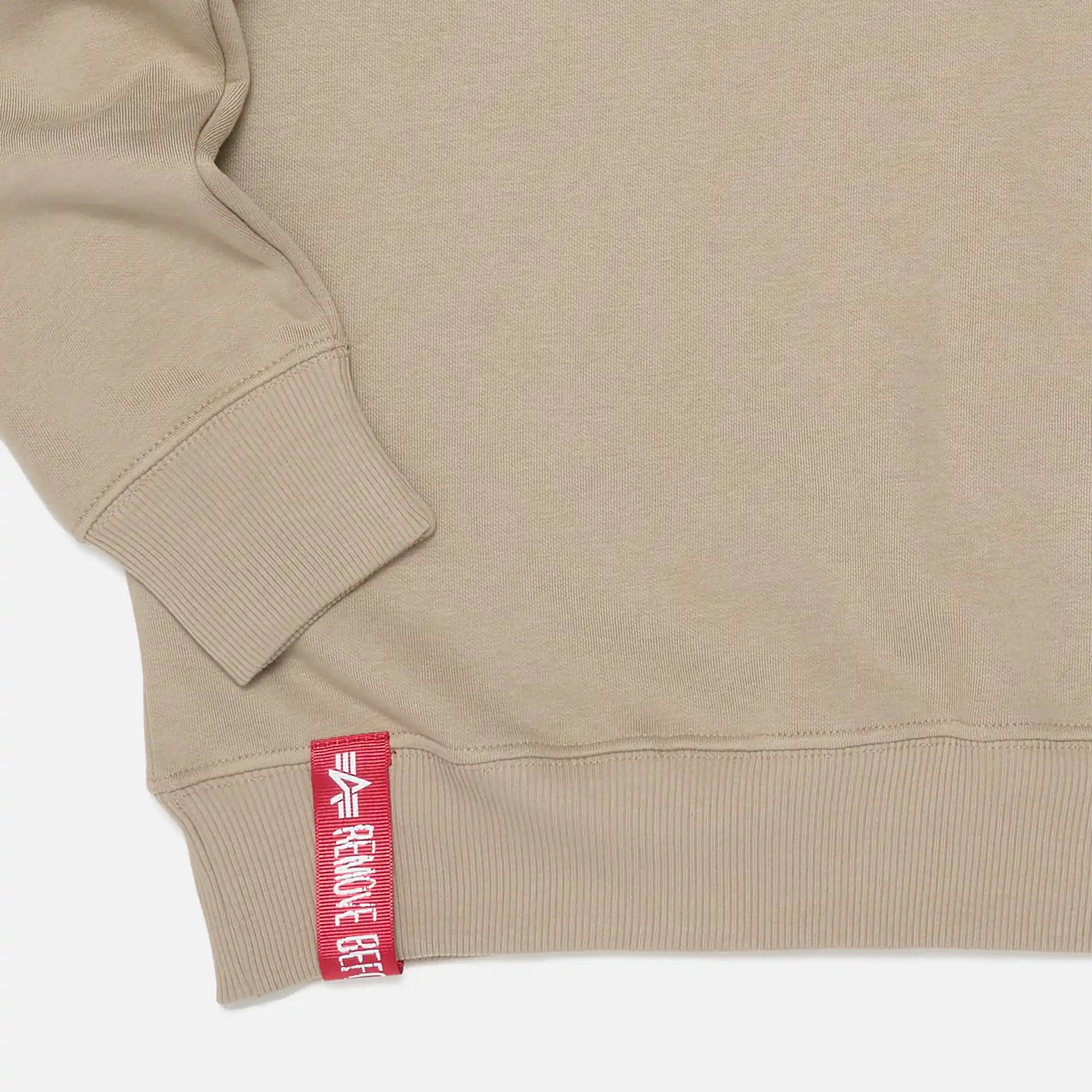 Alpha Industries Basic Sweater Small Logo Vintage Sand
