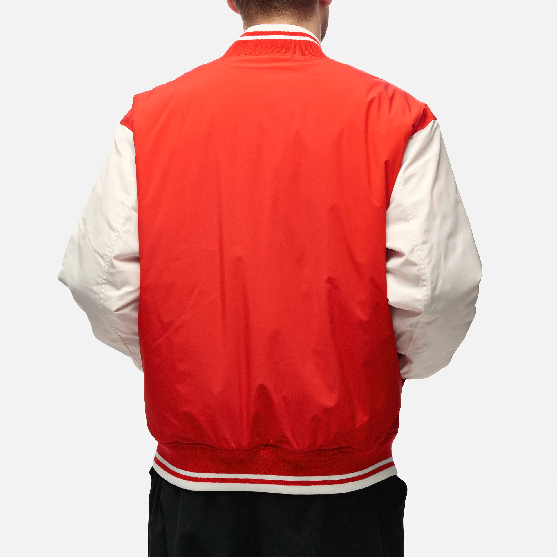 Tommy Jeans Colorblock Varsity Jacket Deep Crimson