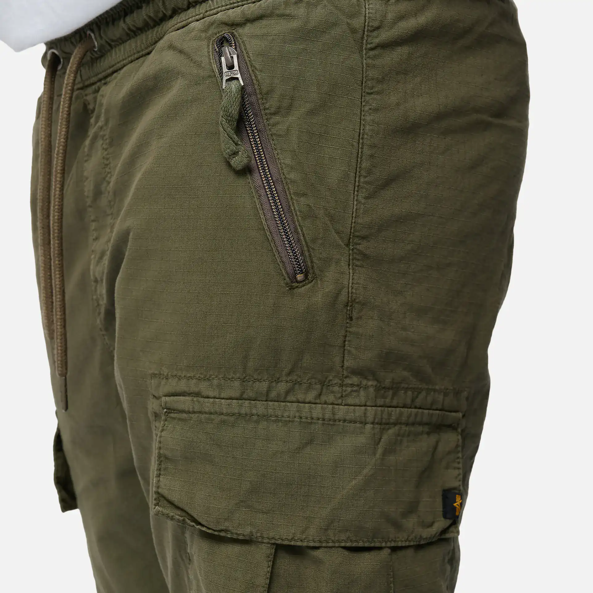 Alpha Industries Ripstop Cargo Pants Grey Black