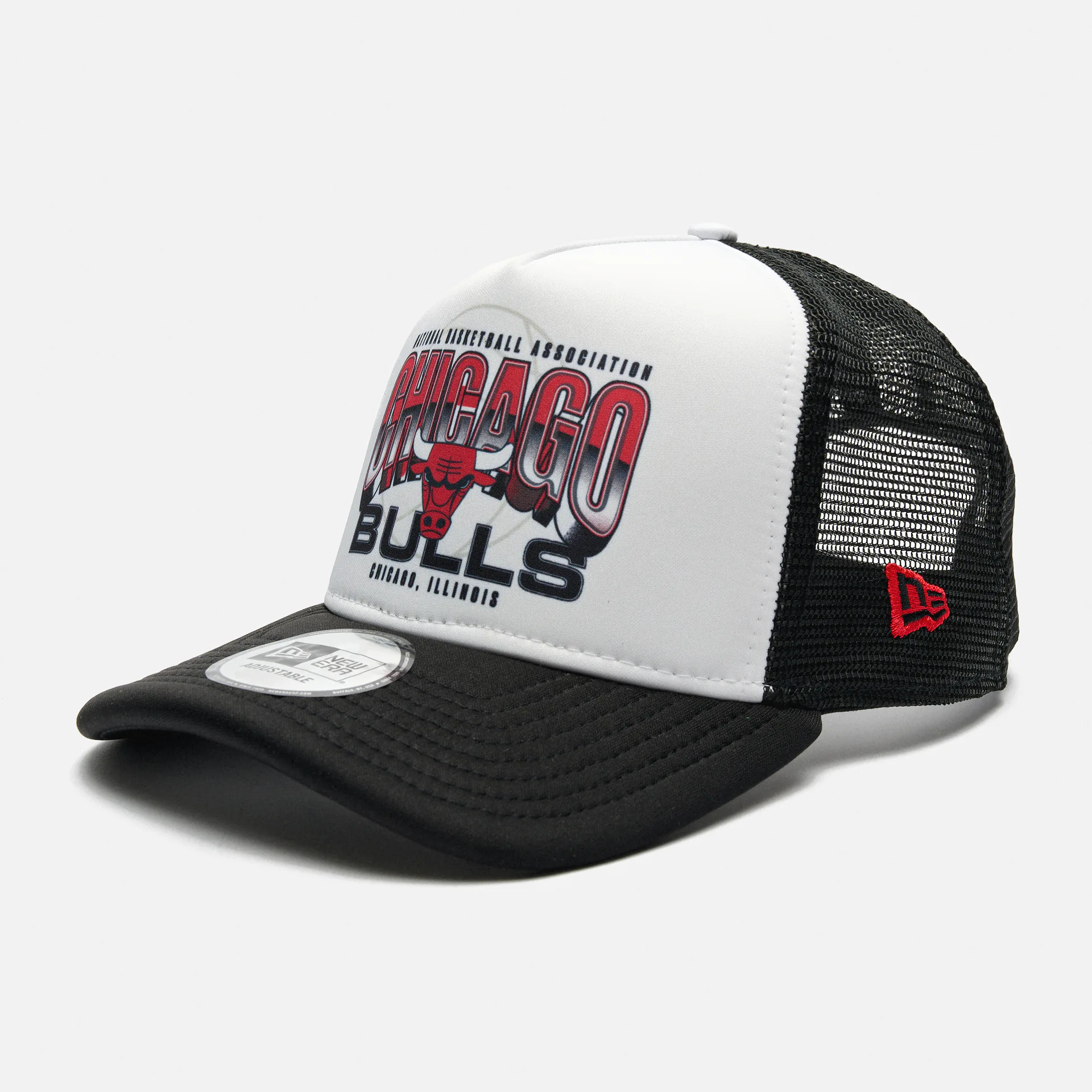 New Era NBA Team Chicago Bulls Colour Trucker Cap Black