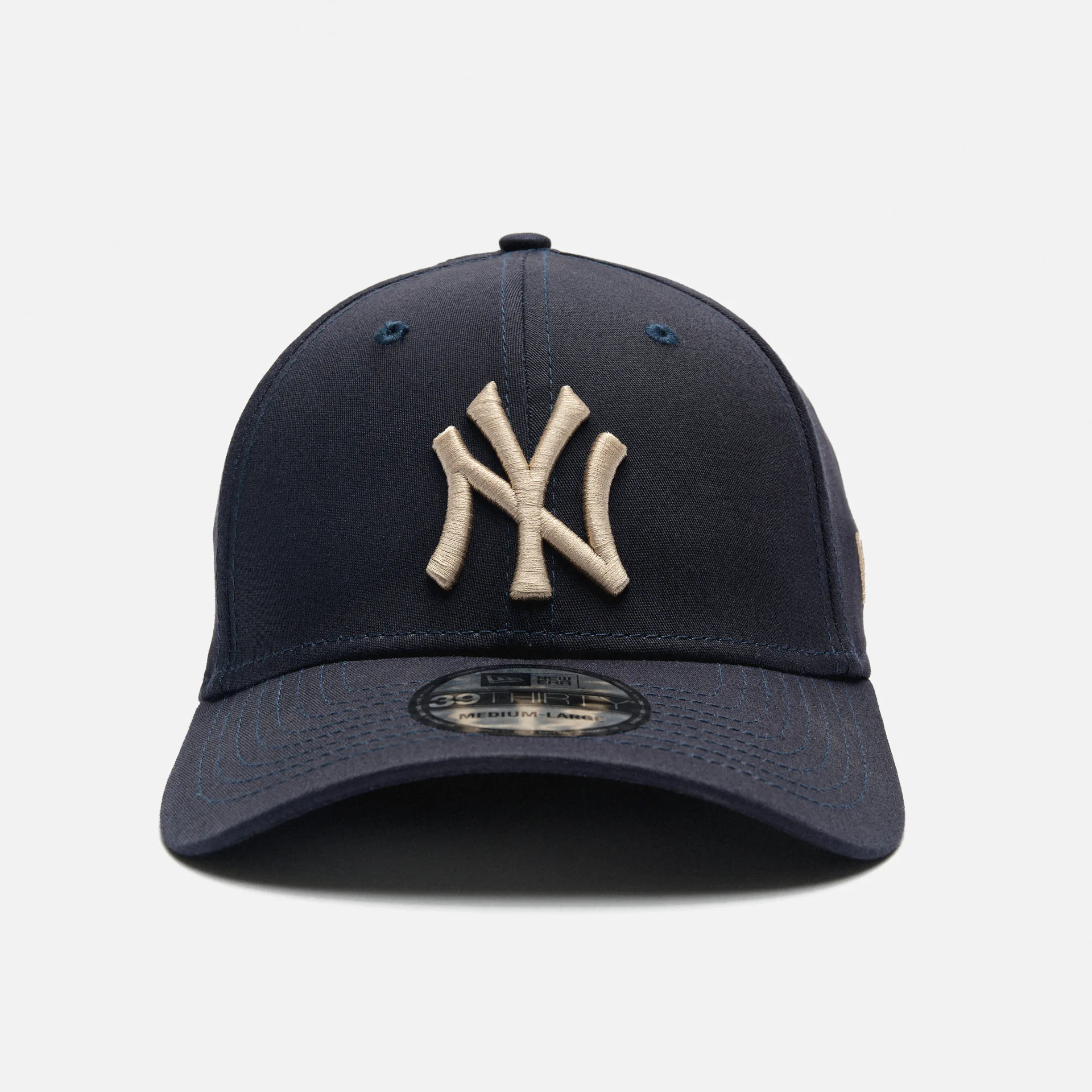 New Era MLB NY Yankees League Essential 39thirty Stretch Fit Cap Navy/Stone