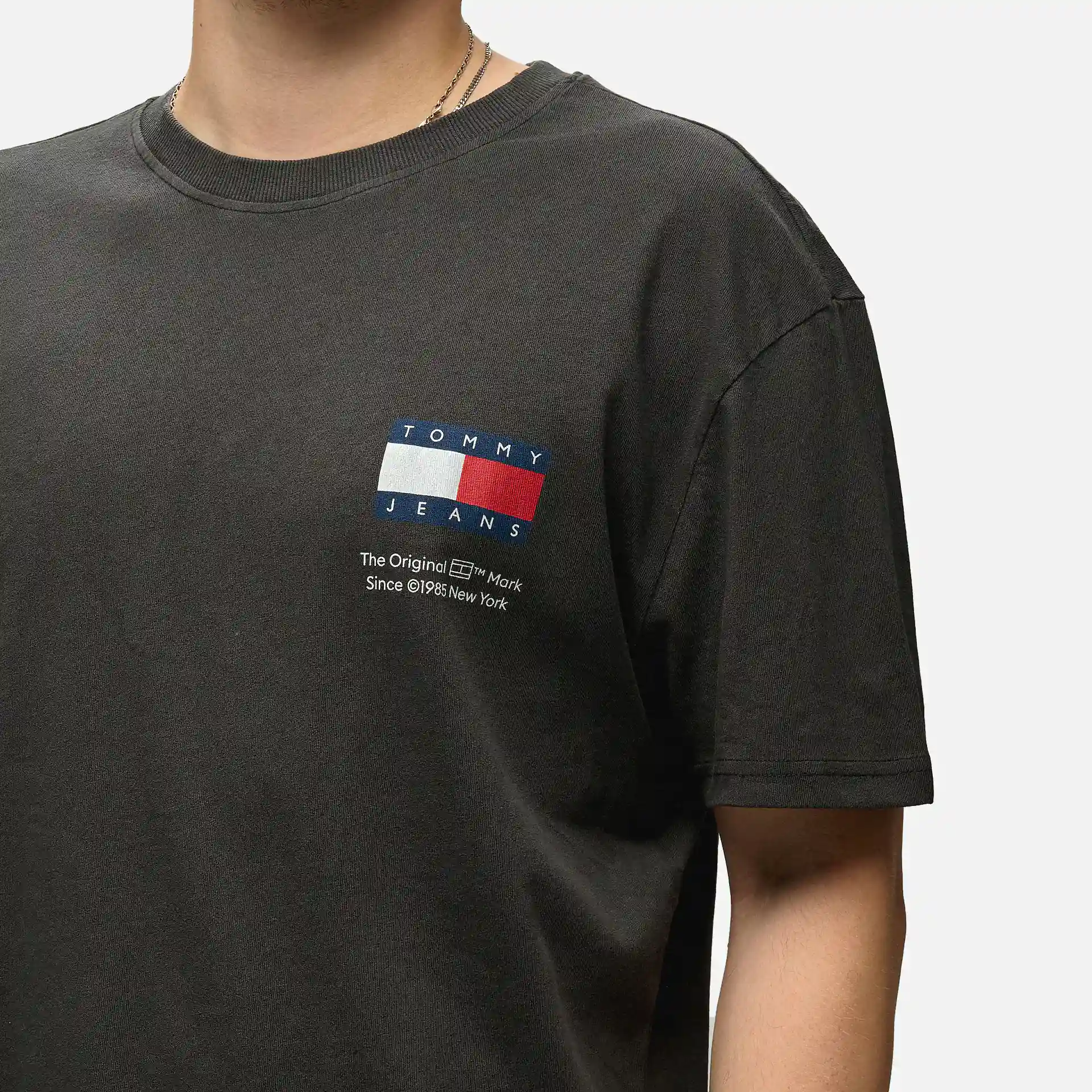 Tommy Jeans Regular Unisex Fun Novelty 2 T-Shirt Black