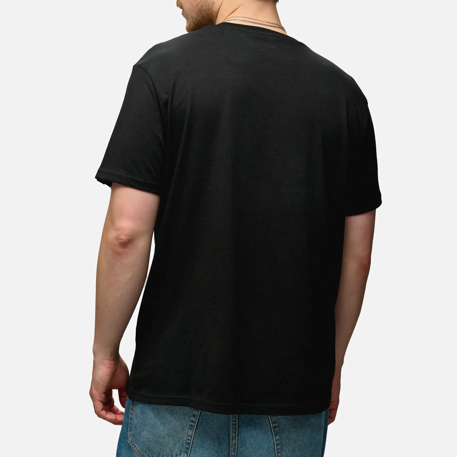 Alpha Industries Basic T-Shirt Black/Blue