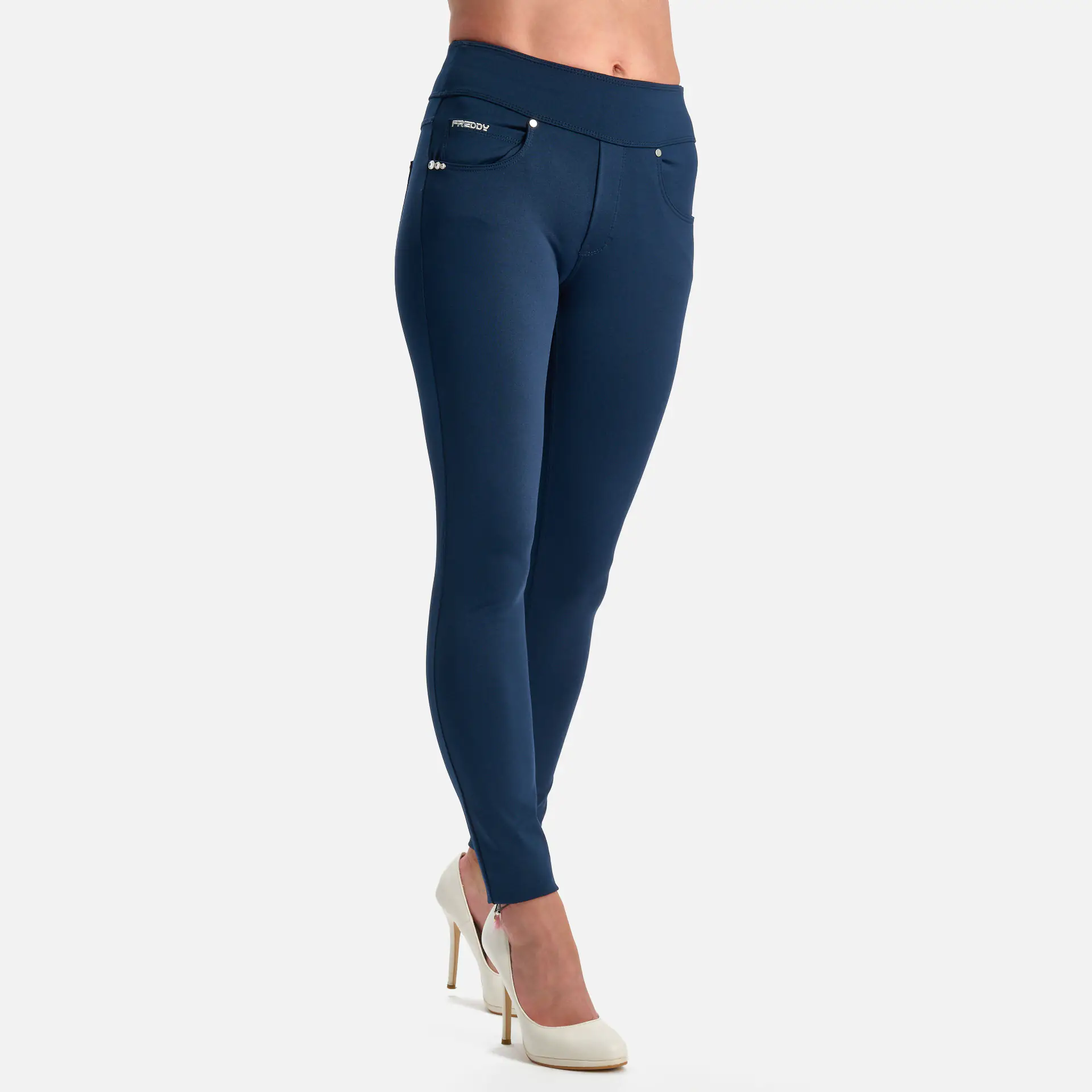 Freddy Skinny N.O.W. Meduim Waist Jeggings Blue Nights