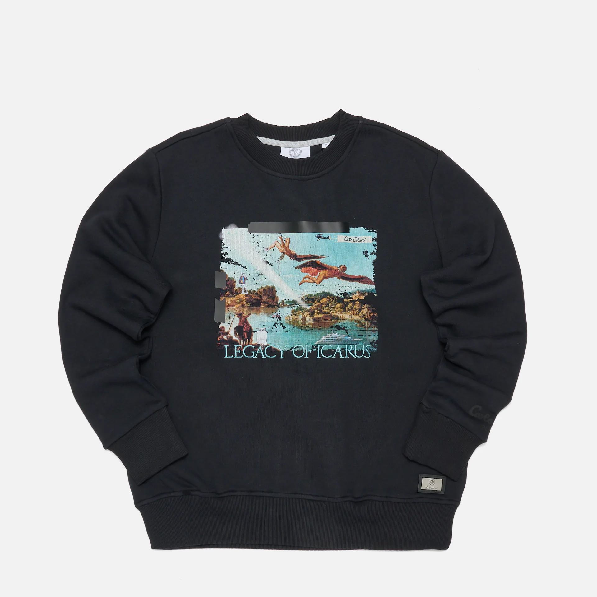 Carlo Colucci Legacy of Icarus Story Sweatshirt Black