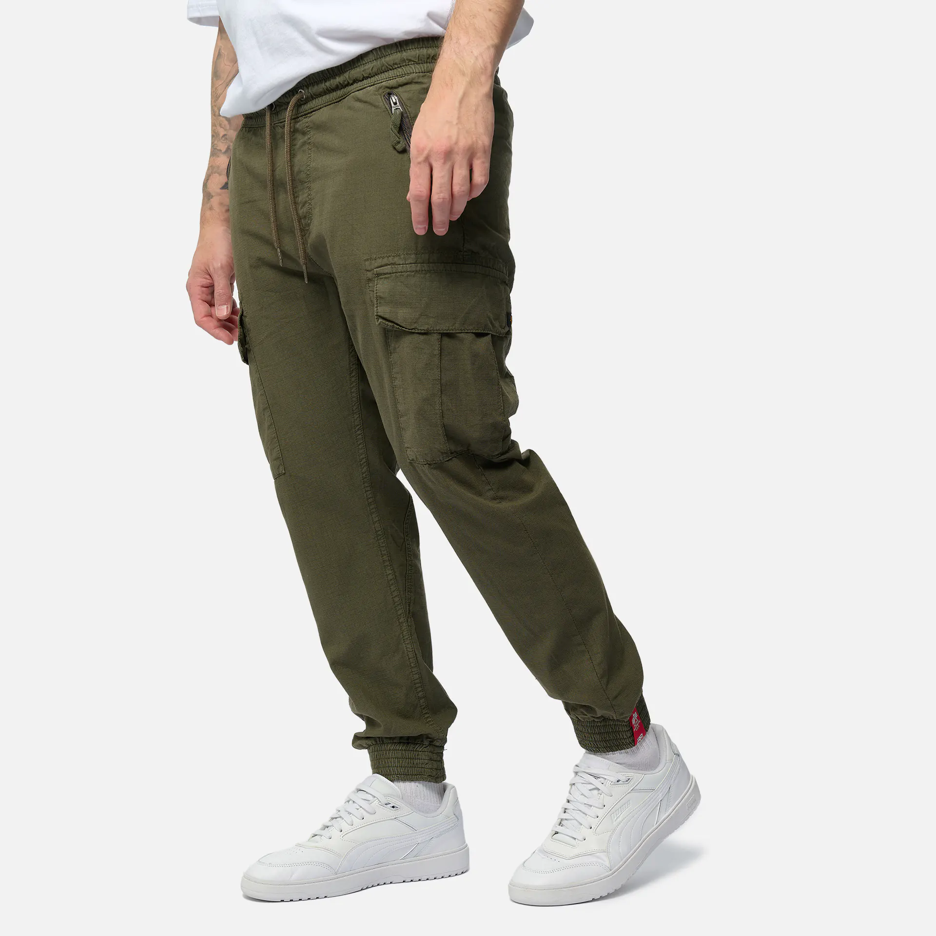 Alpha Industries Ripstop Cargo Pants Grey Black
