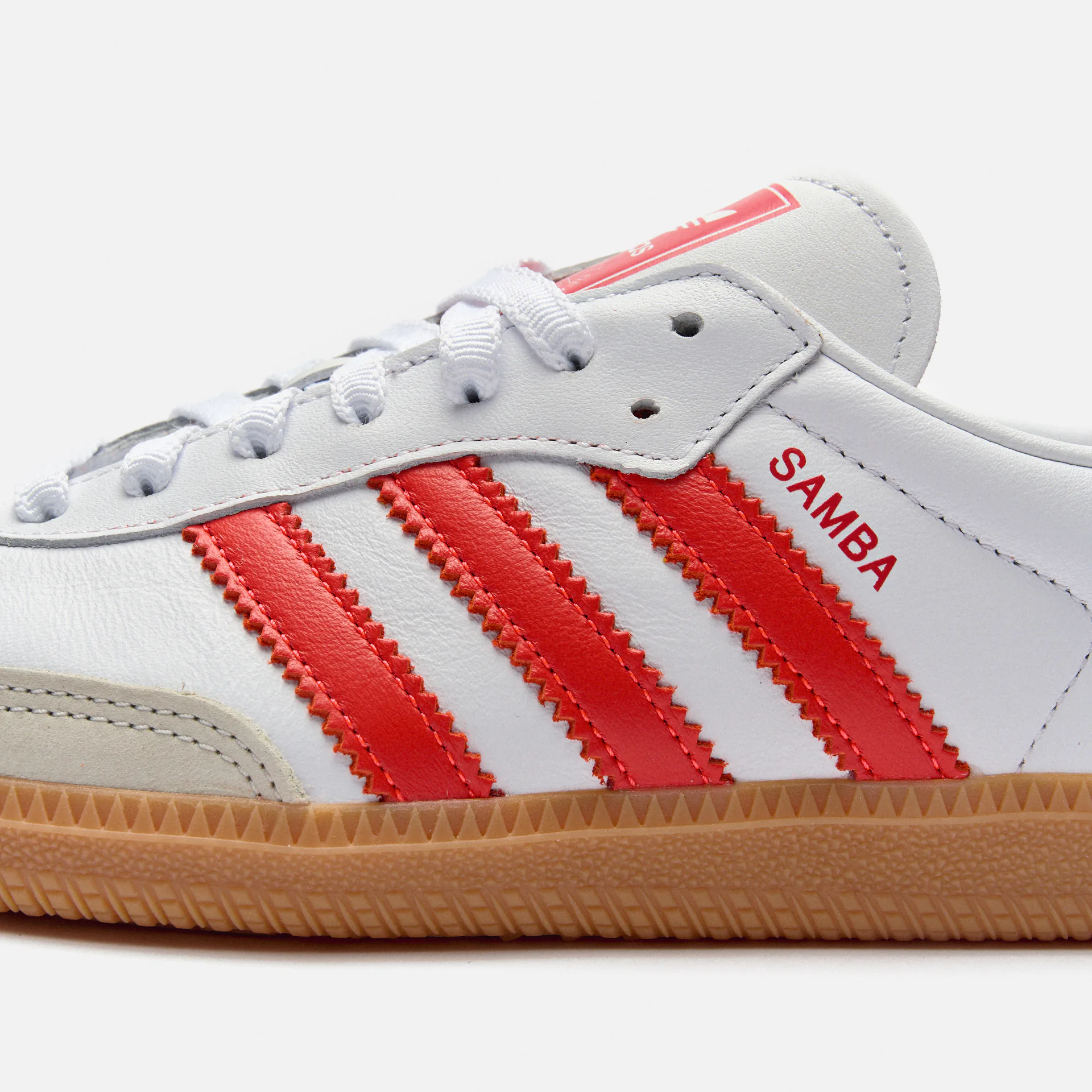 adidas Originals Samba Sneaker OG Cloud White/Solar Red/Off White