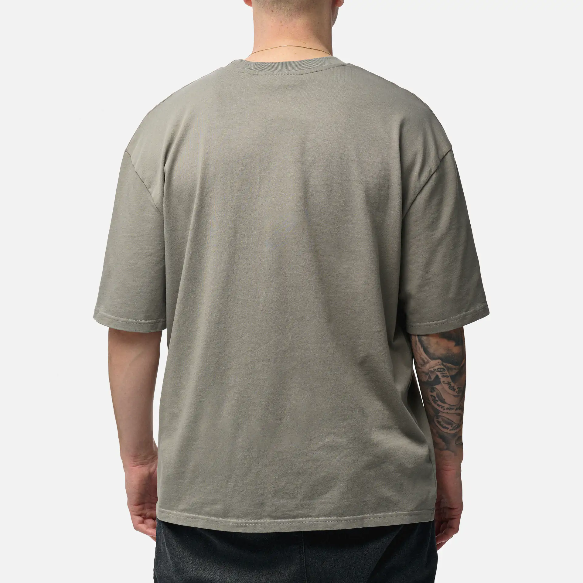 PEGADOR Gilford Oversized T-Shirt Washed Cool Grey