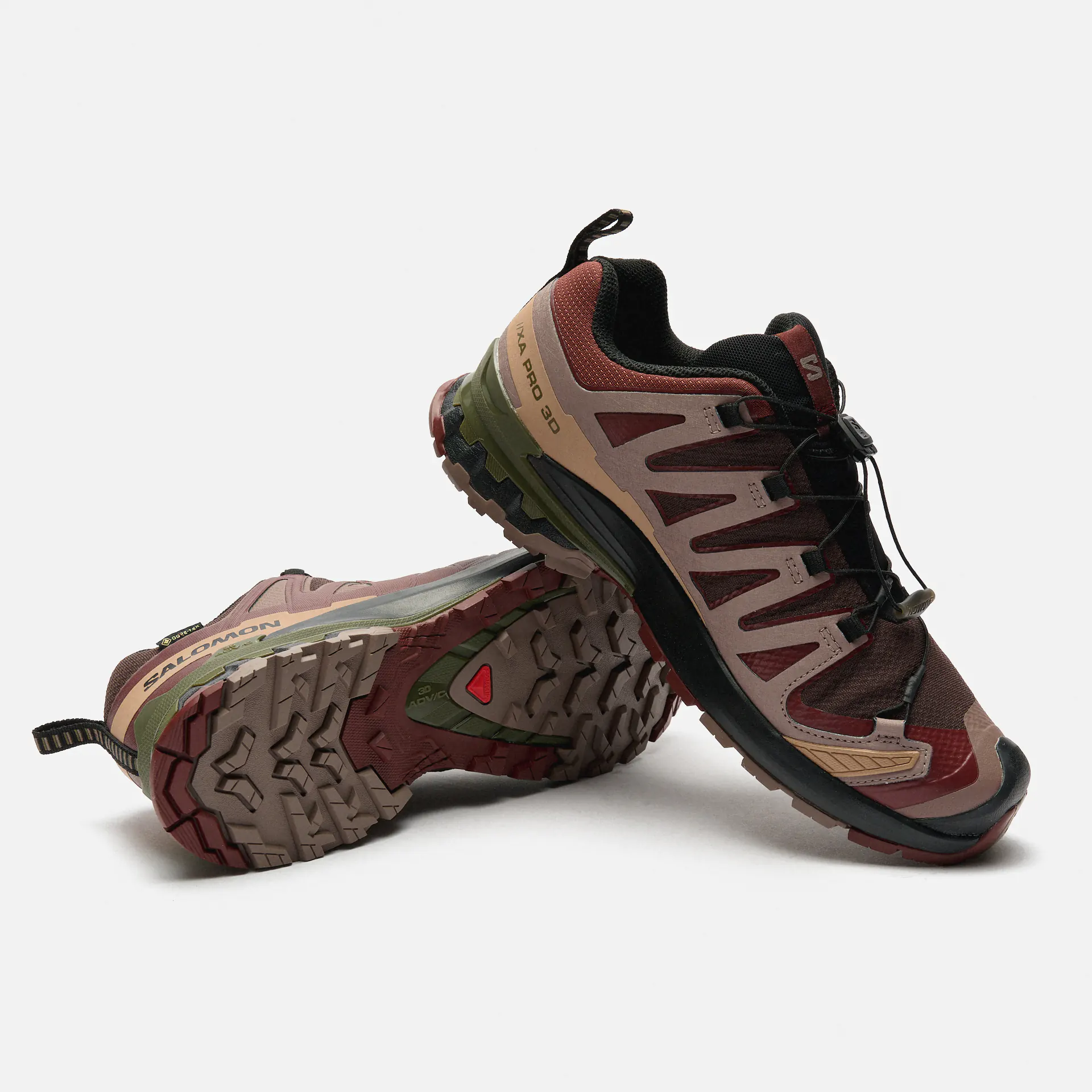 Salomon XA PRO 3D V9 GORE-TEX Sneaker Black Coffee/Rum Raisin/Olive Night