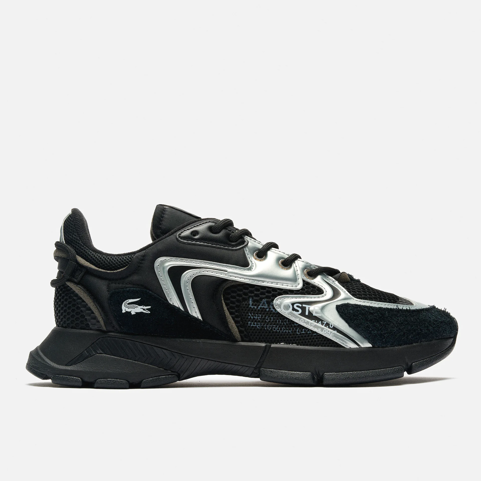 Lacoste L003 Neo Contrasted Textile Sneaker Black/White