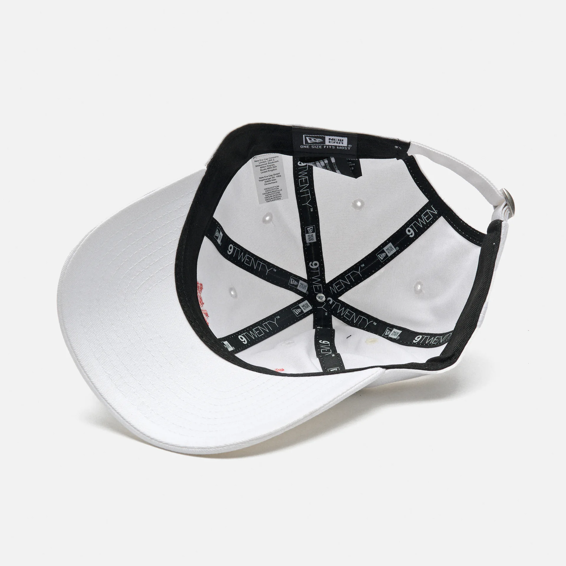 New Era Wordmark 9Twenty Dad Cap White