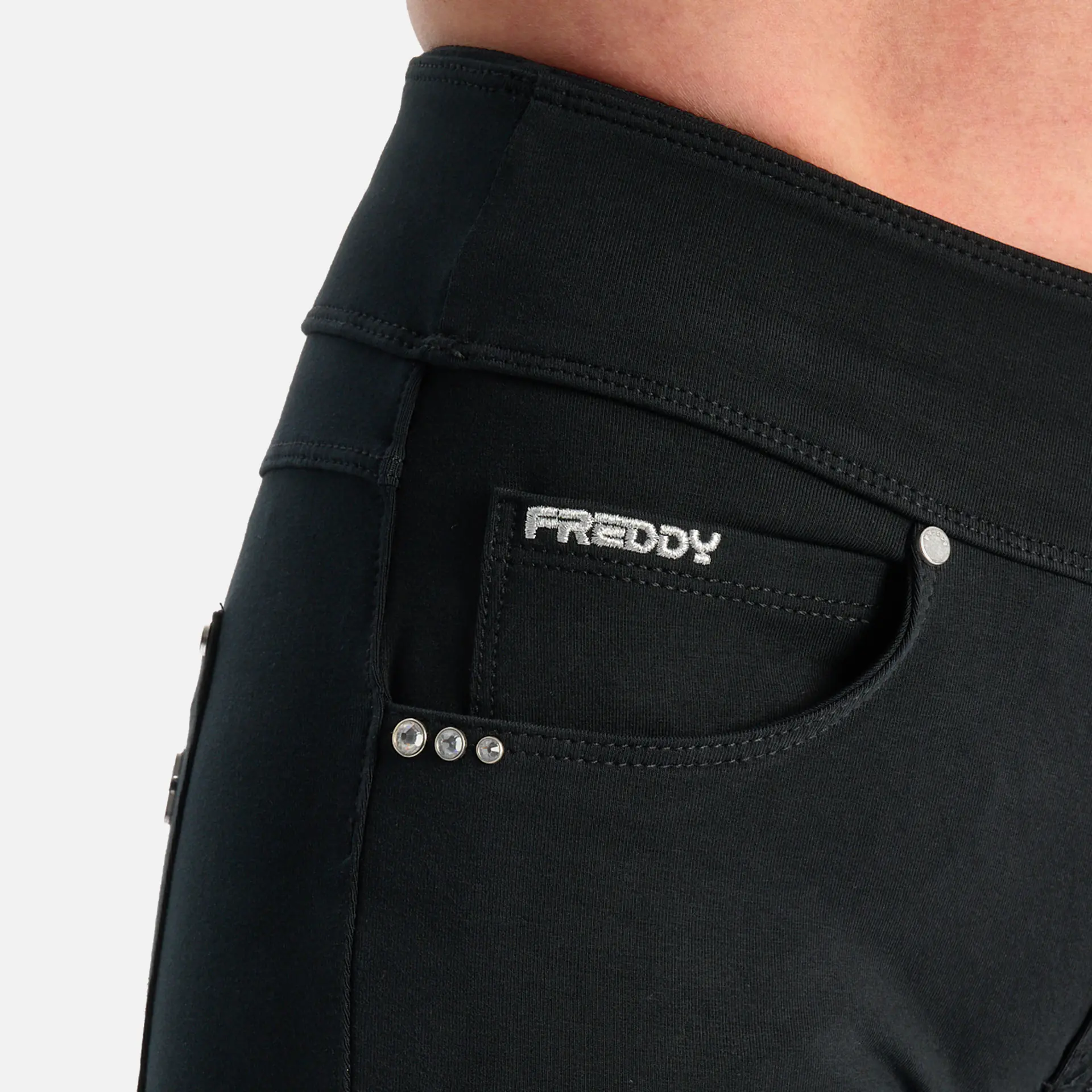 Freddy Skinny N.O.W. Meduim Waist Jeggings Black