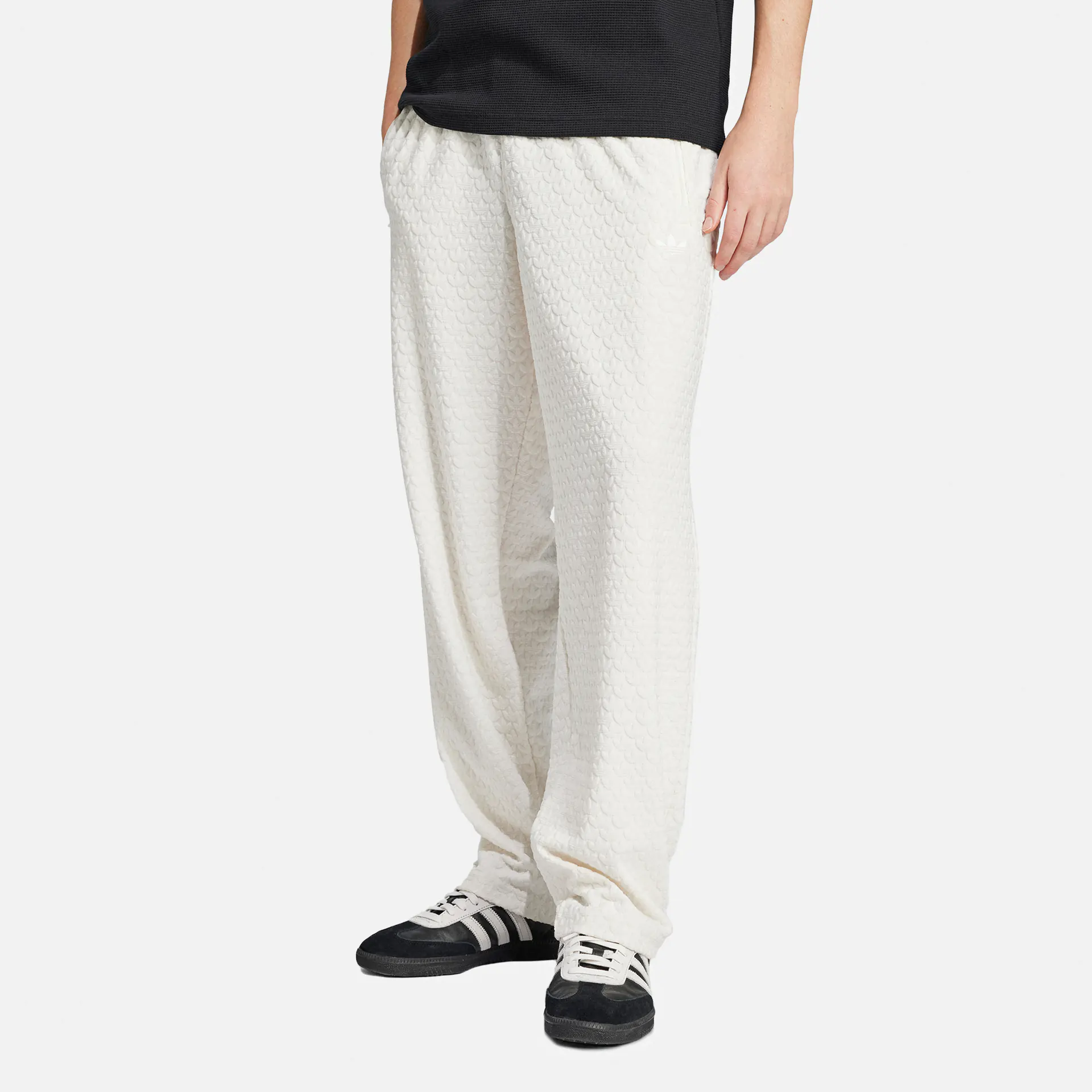 adidas Originals Q12 Monogram Track Pant Off White