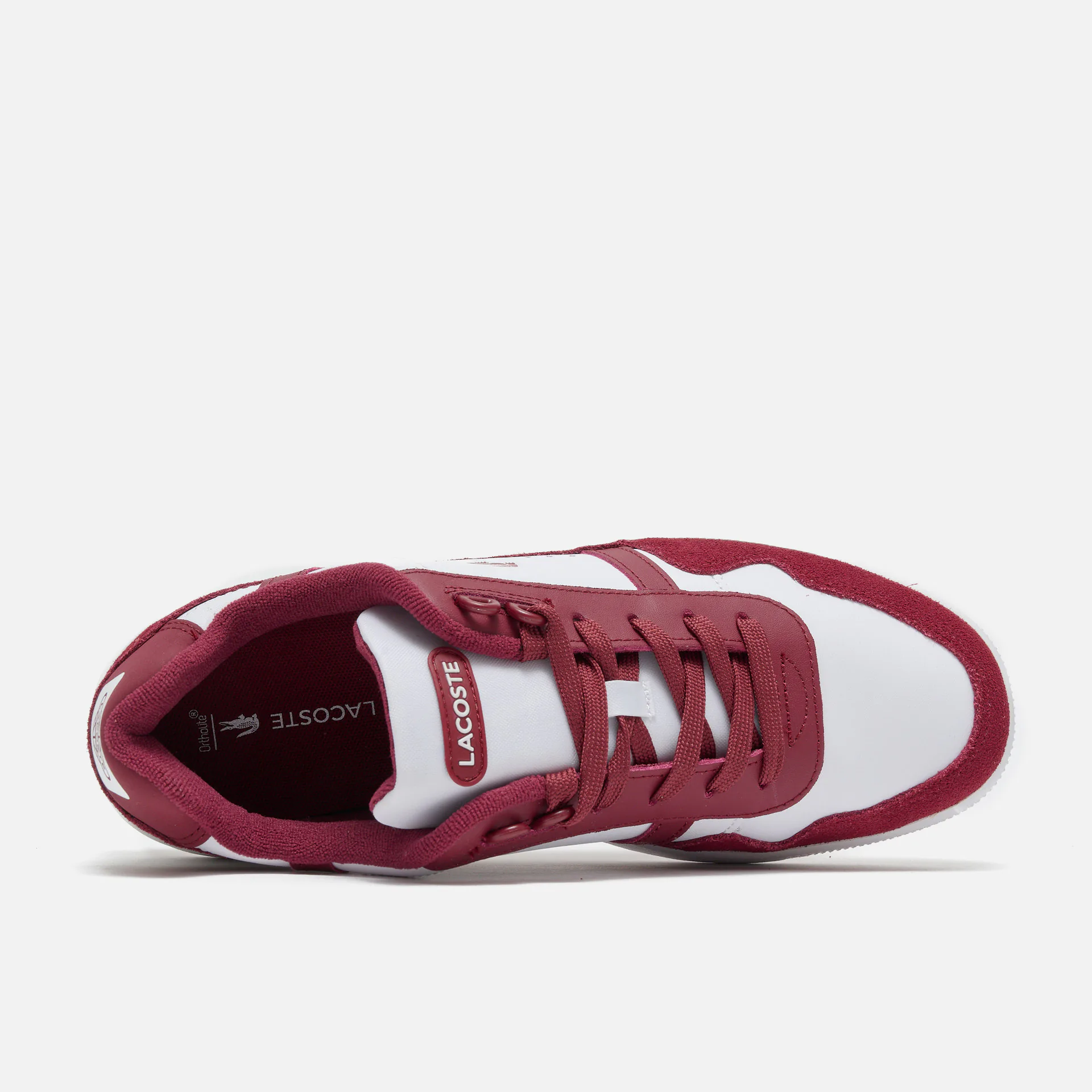 Lacoste T-Clip 223 3 SMA Sneaker White/Burgundy