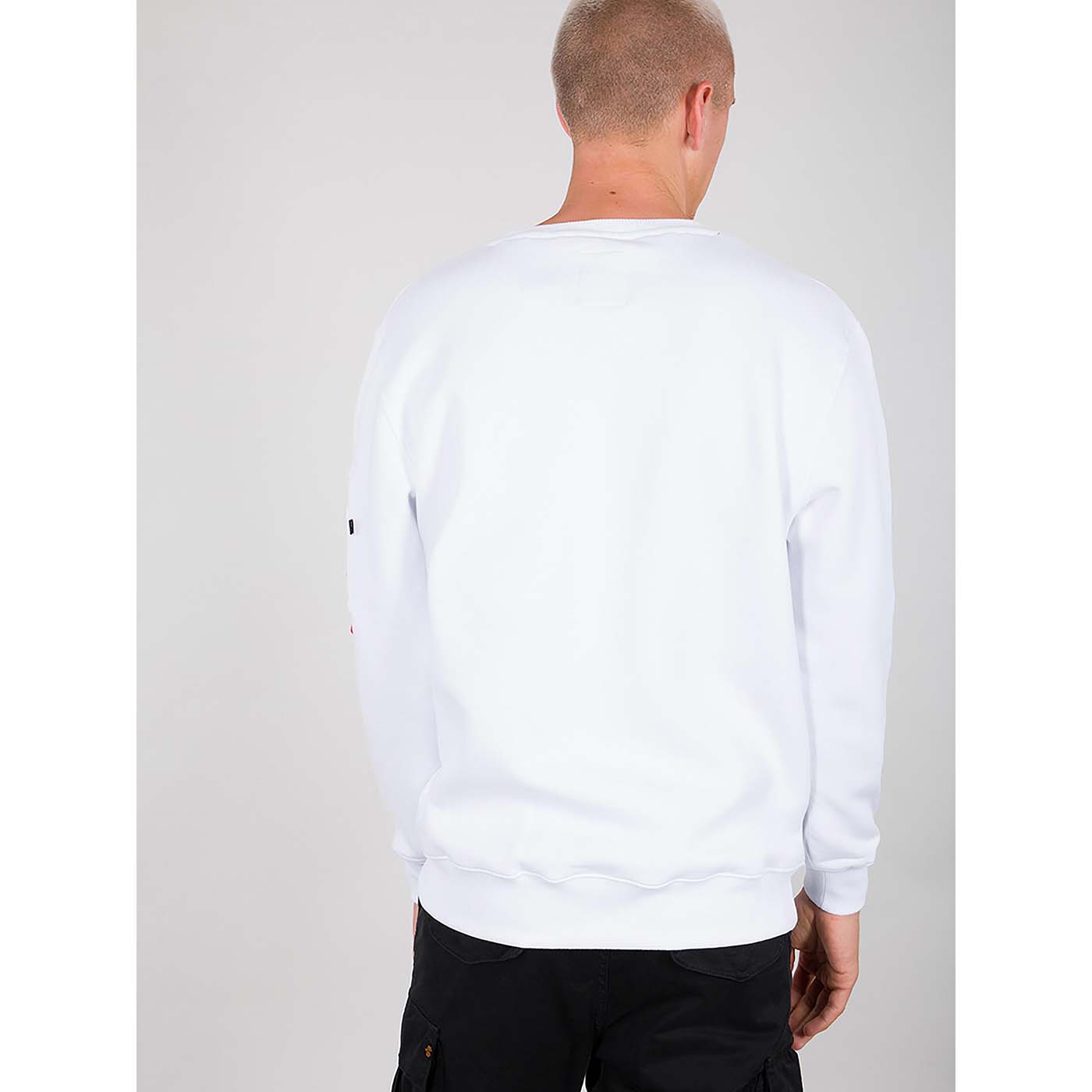 Alpha Industries NASA Reflective Sweater White