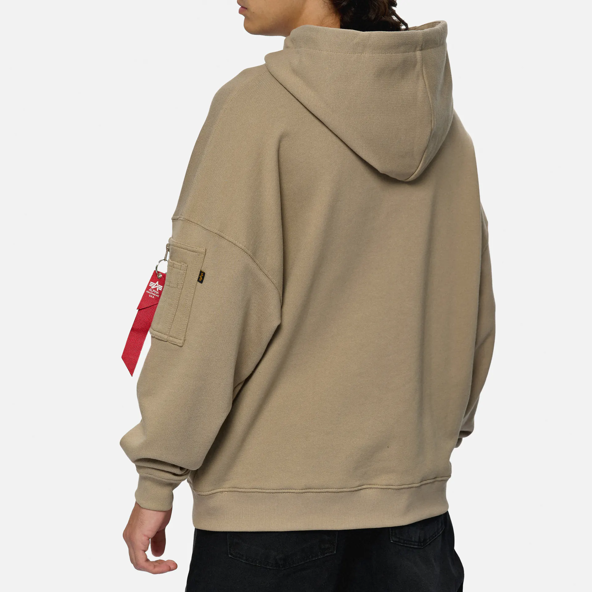 Alpha Industries Essentials RL Hoodie Beige
