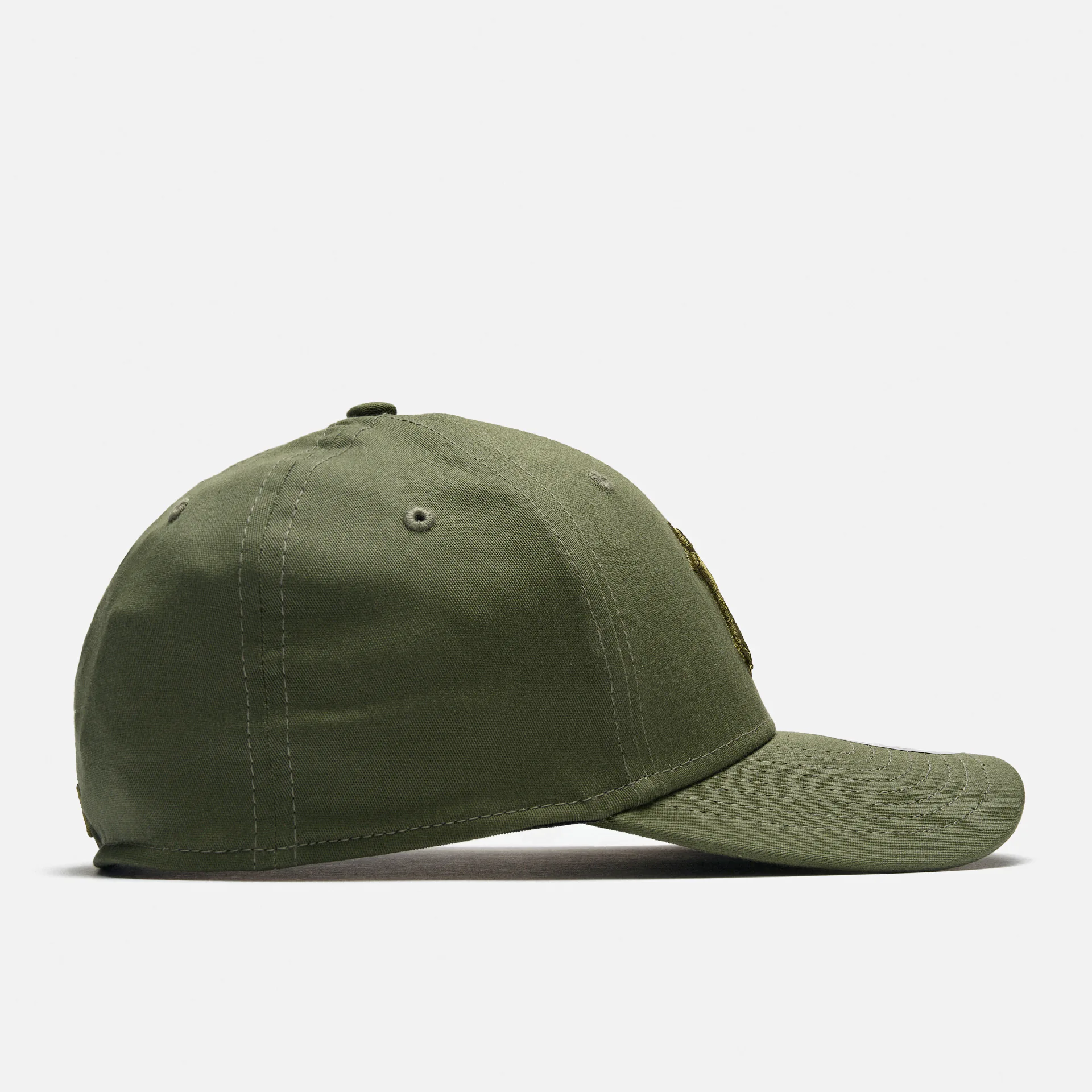 New Era MLB NY Yankees Outline 39Thirty Stretch Fit Cap Olive