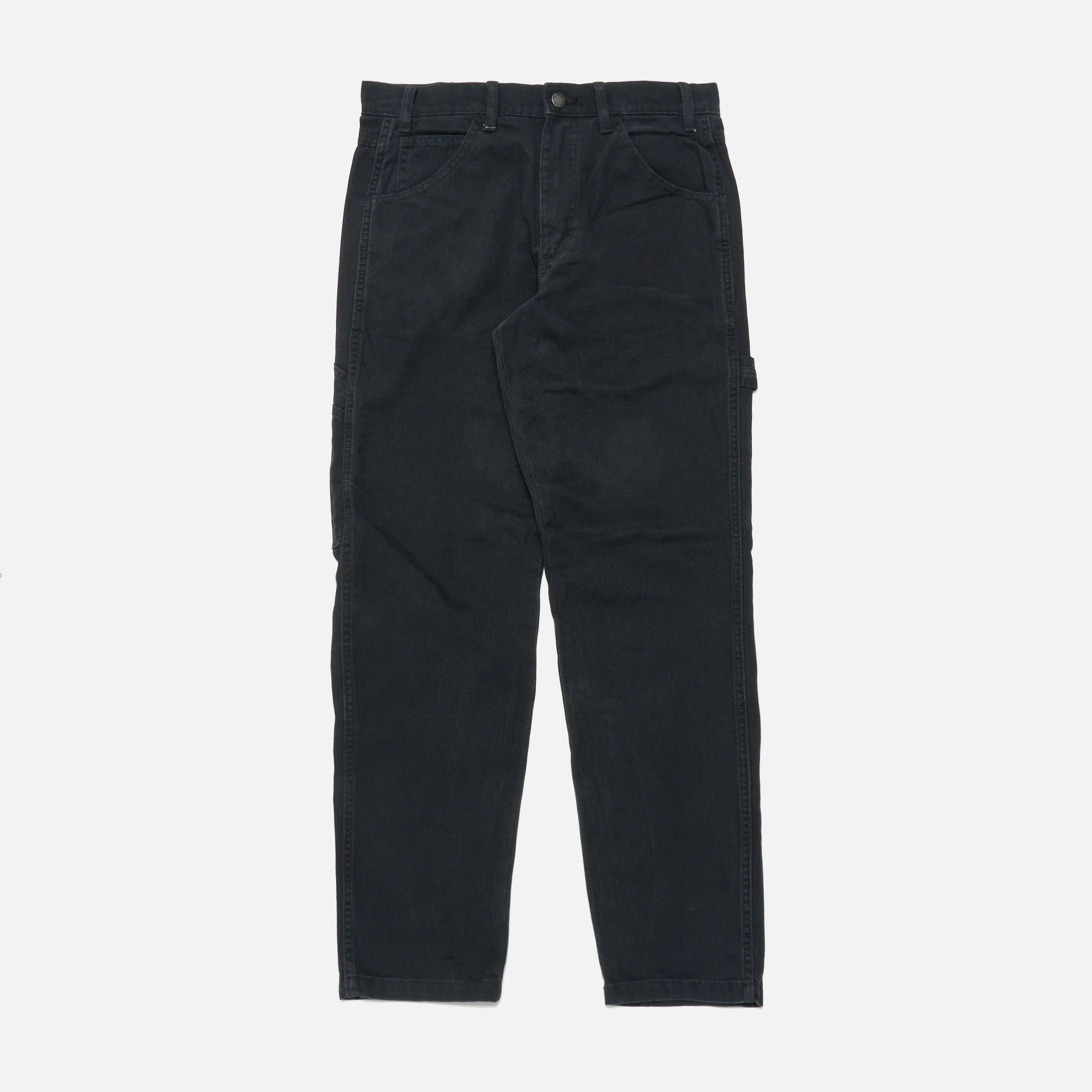 Dickies Duck Canvas Carpenter Chino Pants Stone Washed Black