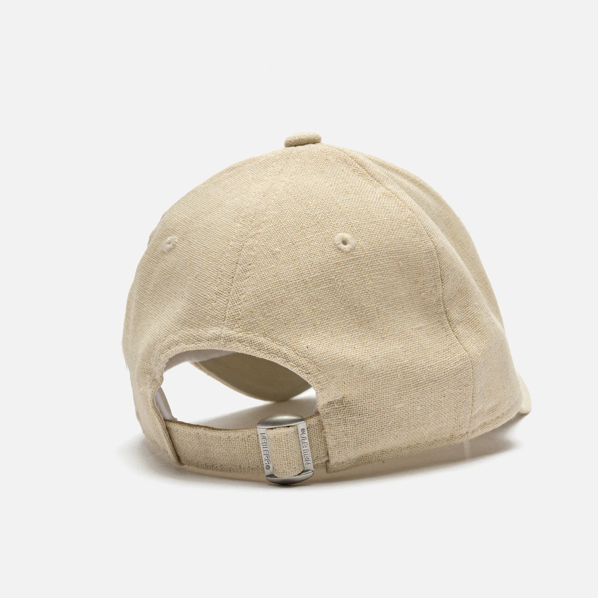 New Era NY Yankees Women Linen 9Forty Strapback Cap Beige