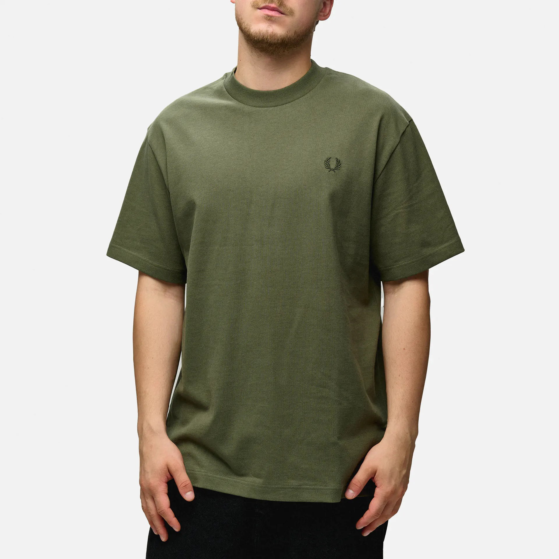 Fred Perry Relaxed T-Shirt Laurel Wreath Green