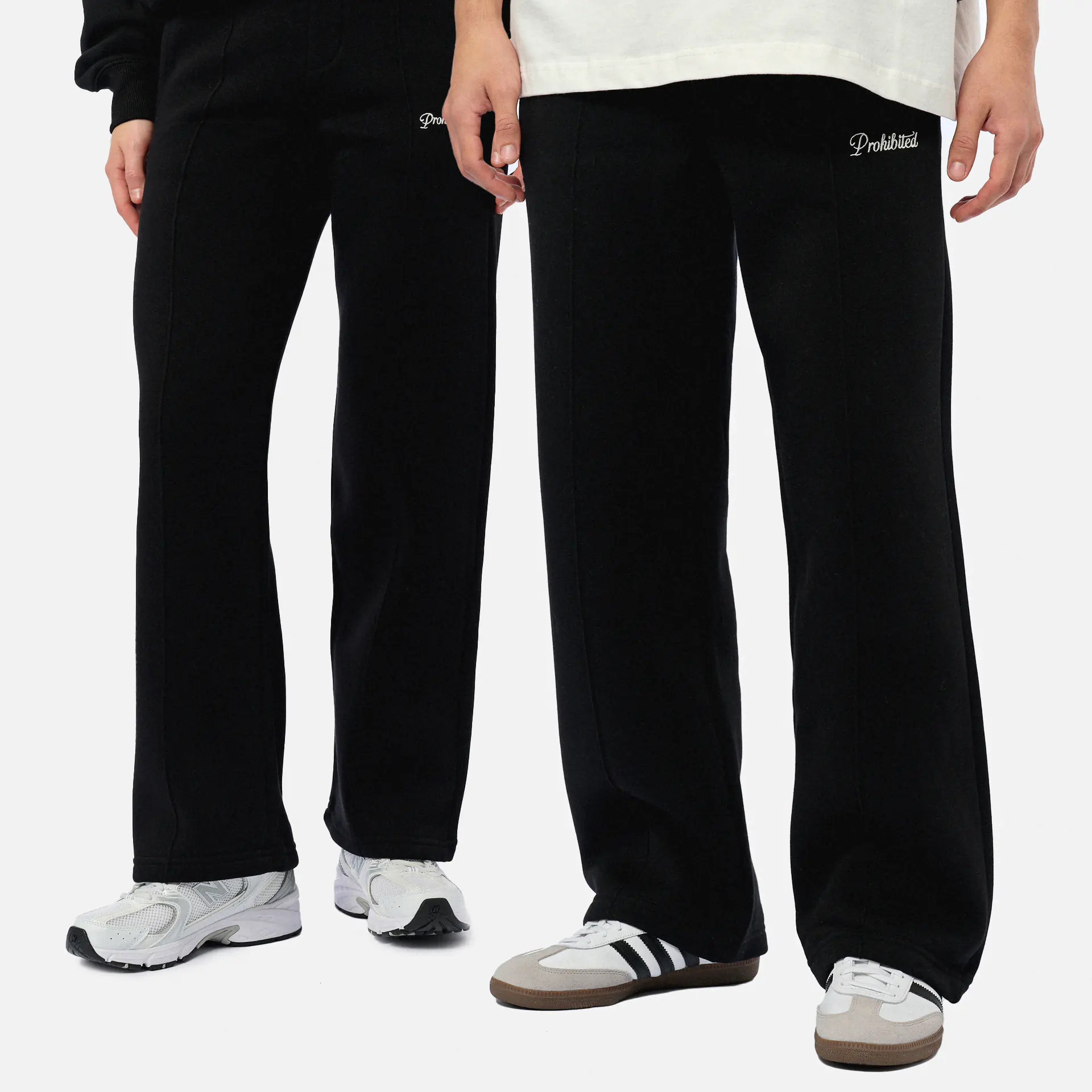 Prohibited Loose Sweatpants Black