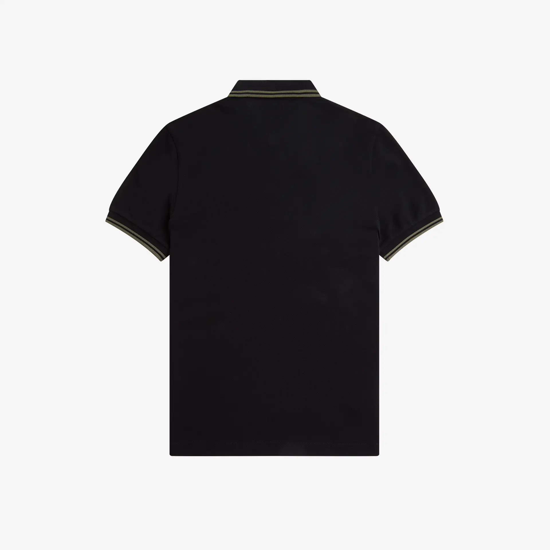 Fred Perry Twin Tipped Polo Shirt Black/Fieldgreen