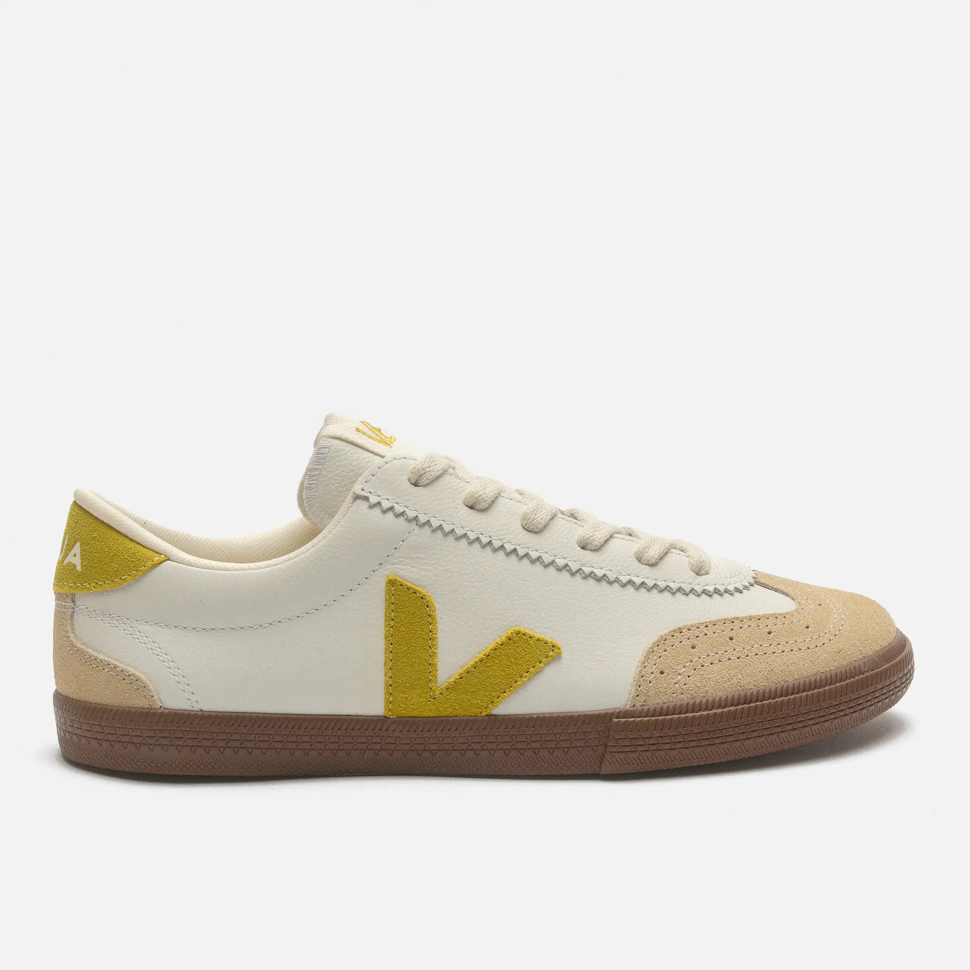 Veja Volley O.T. Leather Sneaker White/Liquor/Bark