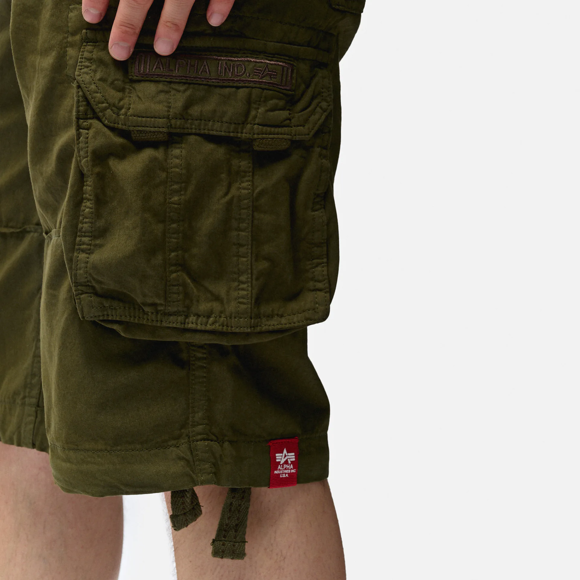 Alpha Industries Jet Cargo Short Dark Olive